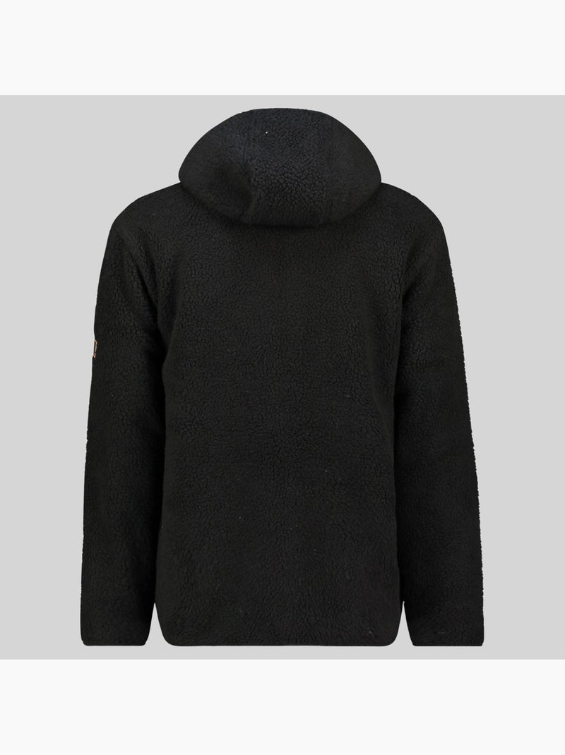 Chaqueta polar con capucha ucherpim – geographical norway Negro - Kiabi