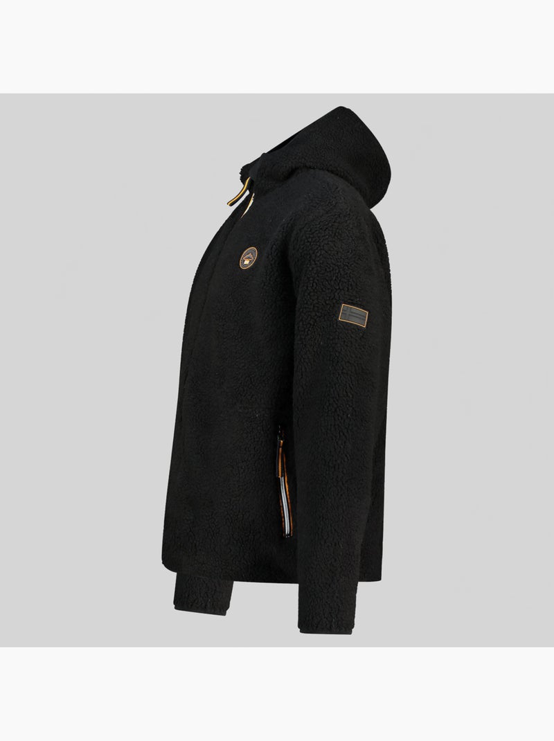 Chaqueta polar con capucha ucherpim – geographical norway Negro - Kiabi