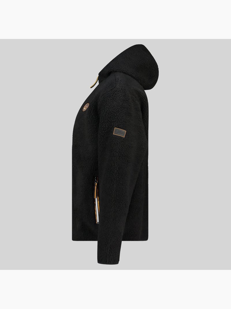 Chaqueta polar con capucha ucherpim – geographical norway Negro - Kiabi
