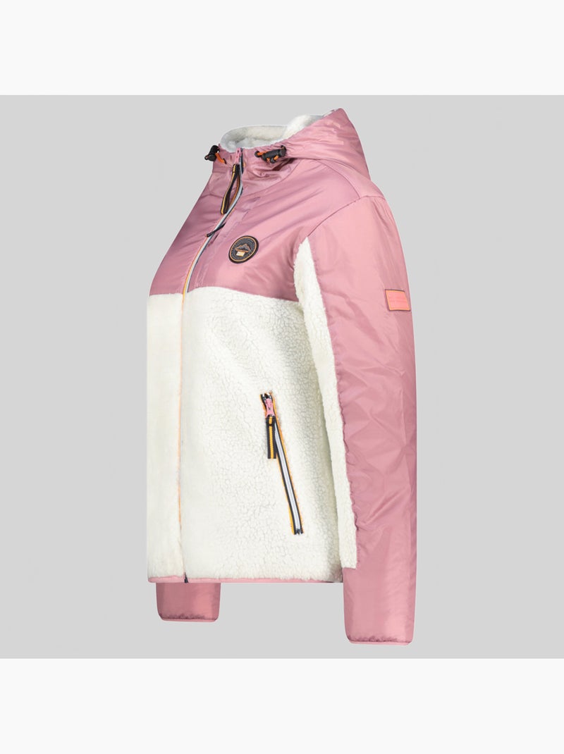 Chaqueta polar con capucha ulyssim – geographical norway Azul escarchado - Kiabi