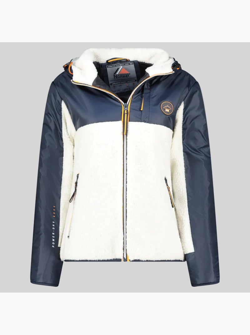 Chaqueta polar con capucha ulyssim – geographical norway Azul marino - Kiabi
