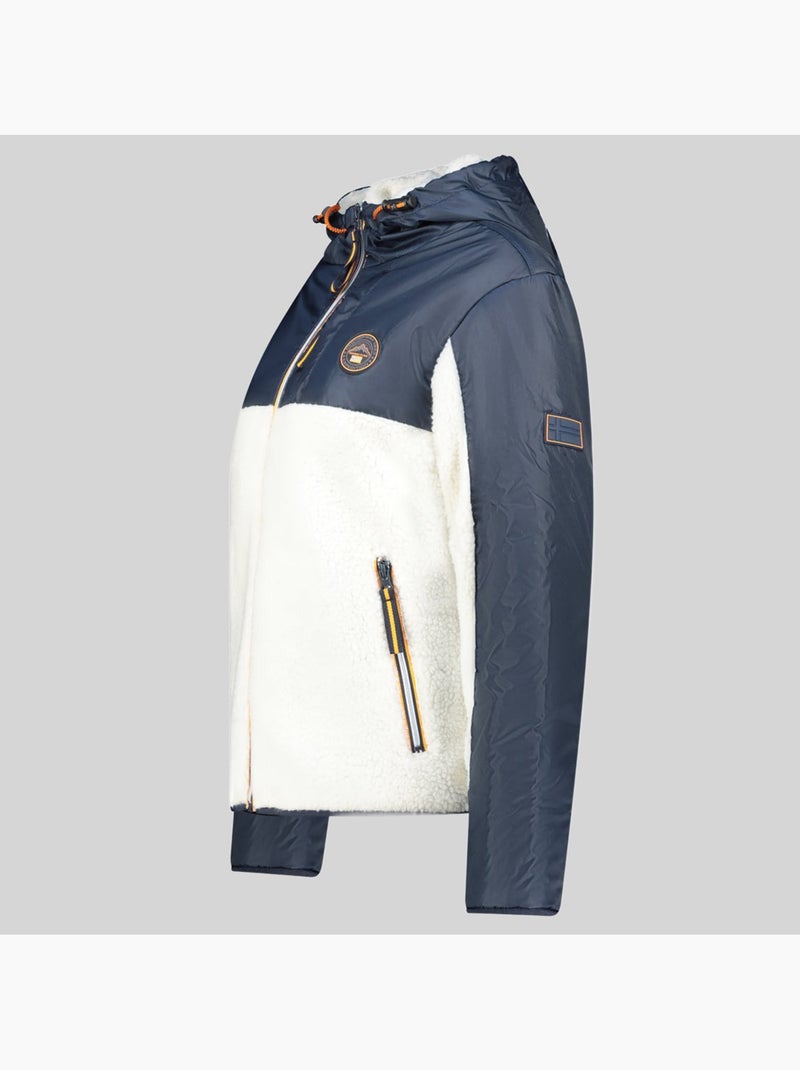 Chaqueta polar con capucha ulyssim – geographical norway Azul marino - Kiabi