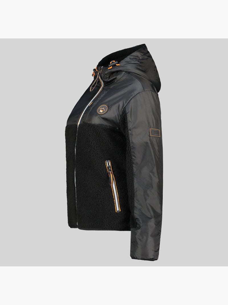 Chaqueta polar con capucha ulyssim – geographical norway Negro - Kiabi