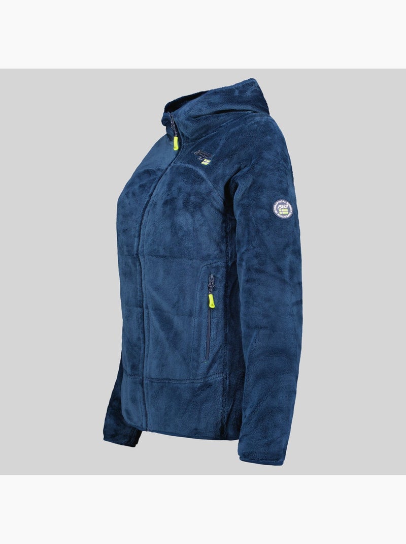 Chaqueta polar con capucha upalood – geographical norway Azul marino - Kiabi