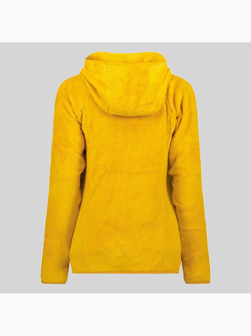 Chaqueta polar con capucha upalood – geographical norway Mostaza - Kiabi
