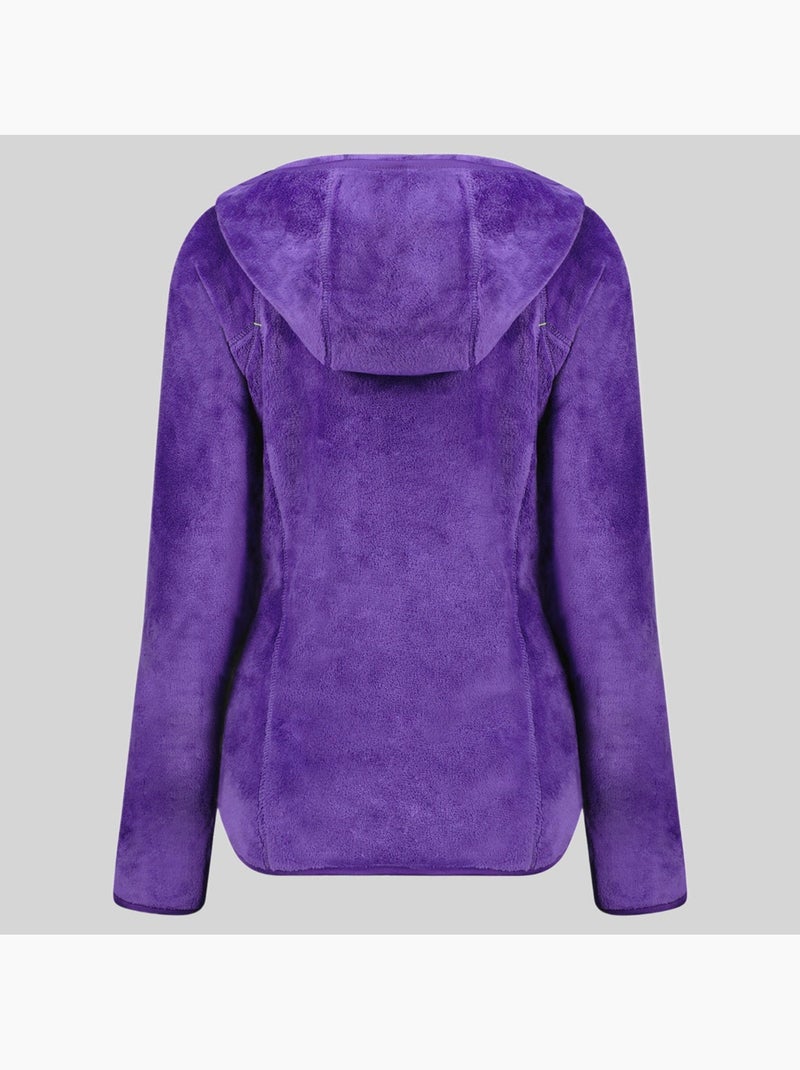 Chaqueta polar con capucha upalood – geographical norway Violeta - Kiabi