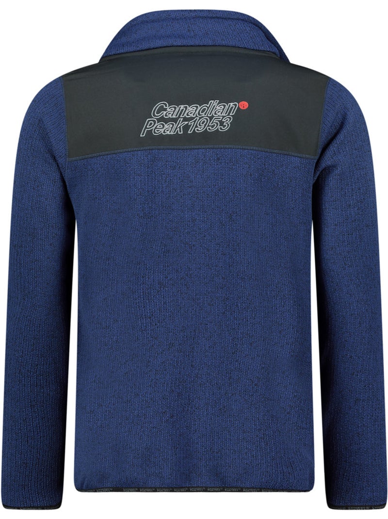 Chaqueta polar con cremallera tickaeleak – canadian peak Azul marino - Kiabi