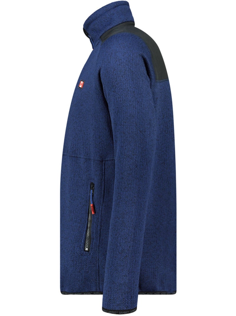 Chaqueta polar con cremallera tickaeleak – canadian peak Azul marino - Kiabi