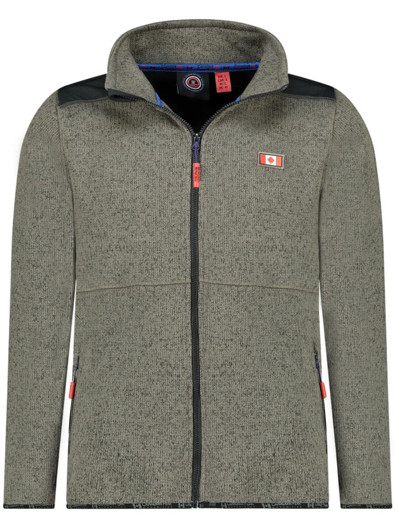 Chaqueta polar con cremallera tickaeleak – canadian peak Gris oscuro - Kiabi