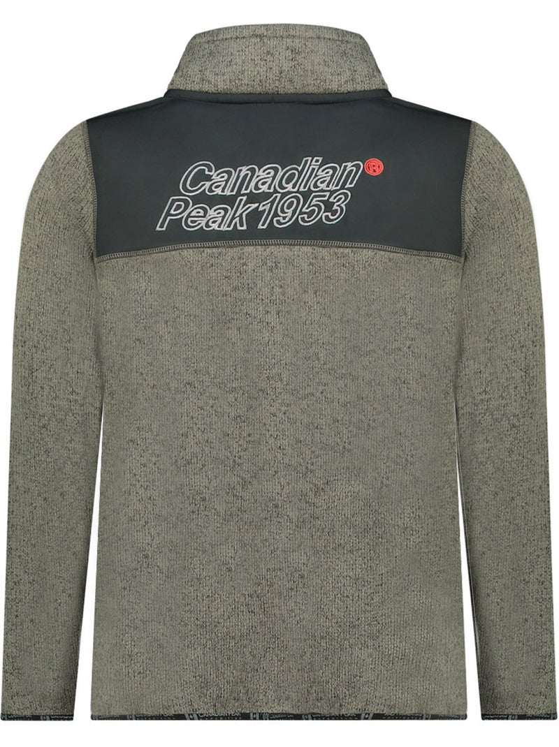Chaqueta polar con cremallera tickaeleak – canadian peak Gris oscuro - Kiabi