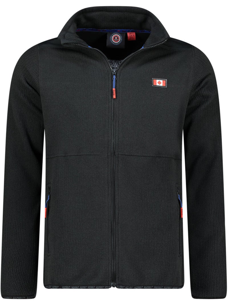 Chaqueta polar con cremallera tickaeleak – canadian peak Negro - Kiabi