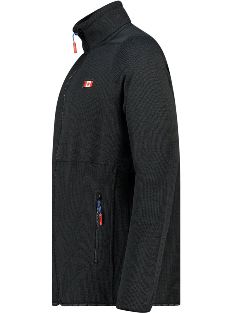 Chaqueta polar con cremallera tickaeleak – canadian peak Negro - Kiabi