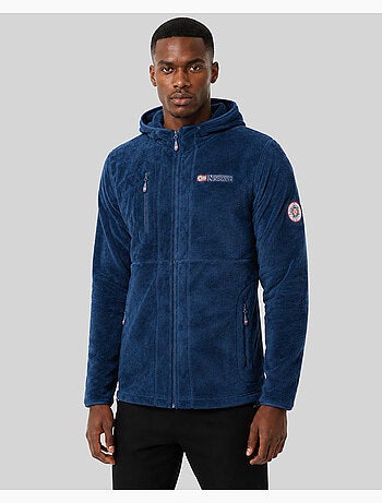 Chaqueta polar con cremallera upload hood – geographical norway