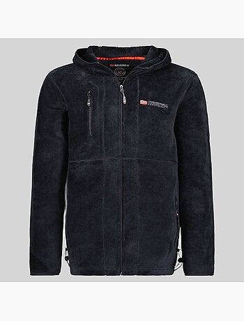 Chaqueta polar con cremallera upload hood – geographical norway
