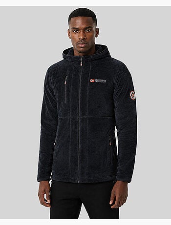 Chaqueta polar con cremallera upload hood – geographical norway