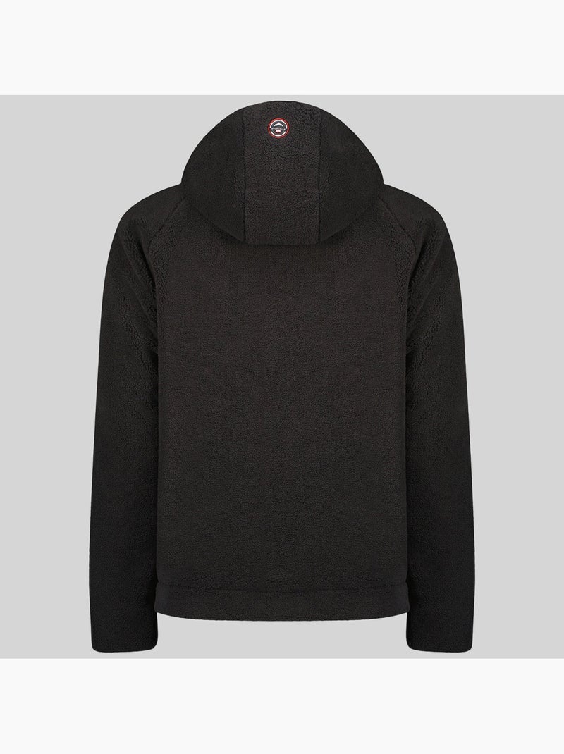 Chaqueta polar con cremallera y capucha udaf – geographical norway Negro - Kiabi