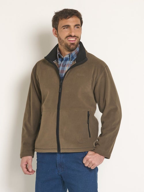 Chaqueta polar con cremallera y cuello alto - Afibel - Kiabi