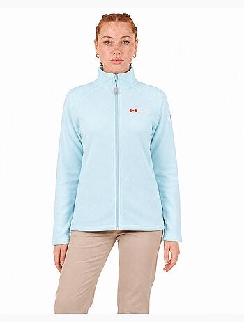 Chaqueta polar con cremallera y cuello alto tugeak – canadian peak