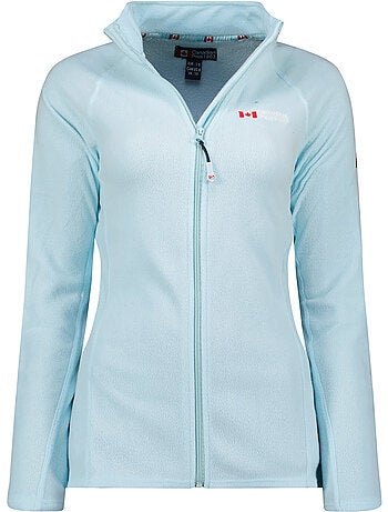 Chaqueta polar con cremallera y cuello alto tugeak – canadian peak