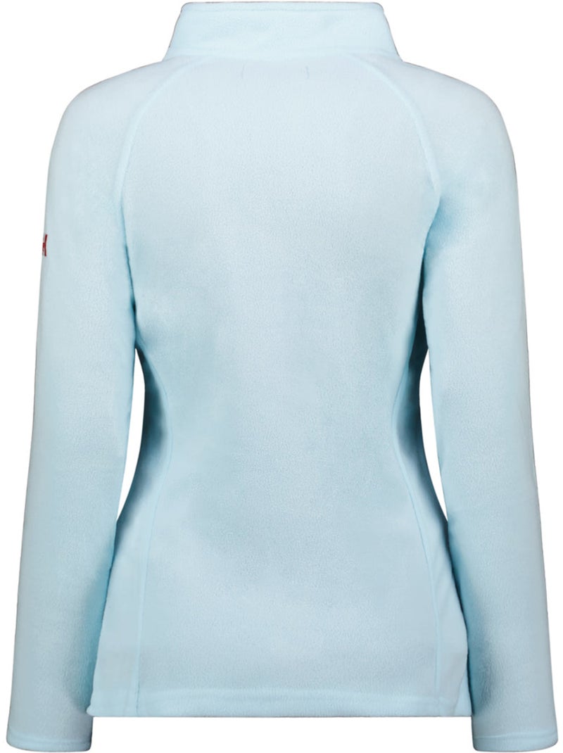 Chaqueta polar con cremallera y cuello alto tugeak – canadian peak Azul cielo - Kiabi
