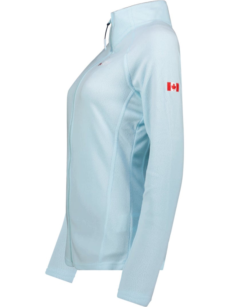 Chaqueta polar con cremallera y cuello alto tugeak – canadian peak Azul cielo - Kiabi