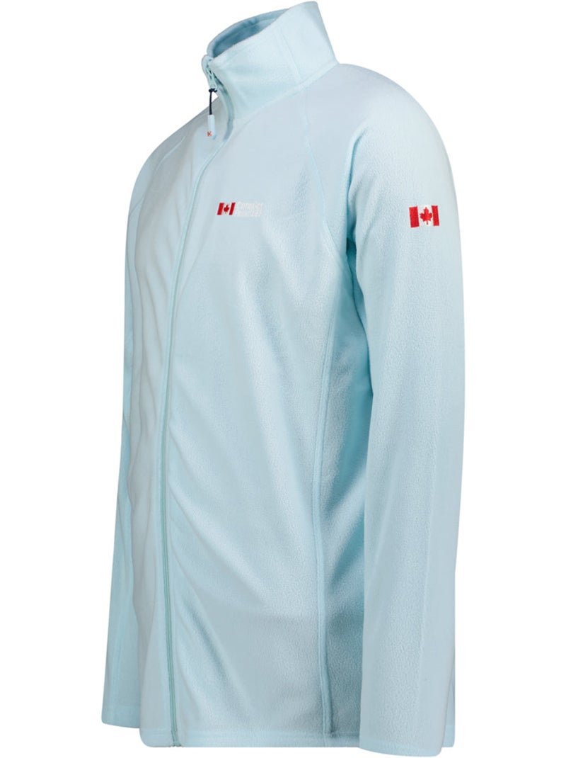 Chaqueta polar con cremallera y cuello alto tugeak – canadian peak Azul cielo - Kiabi