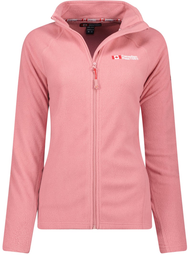 Chaqueta polar con cremallera y cuello alto tugeak – canadian peak Azul escarchado - Kiabi
