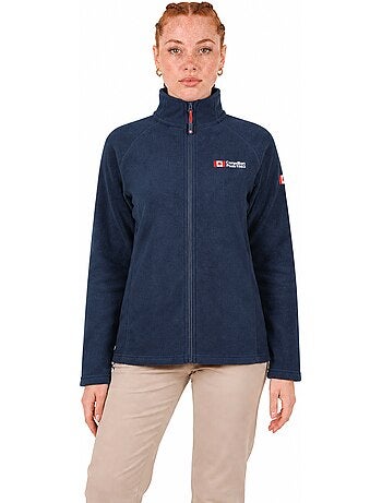 Chaqueta polar con cremallera y cuello alto tugeak – canadian peak