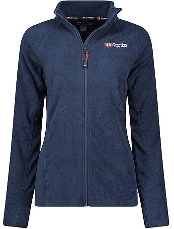 Chaqueta polar con cremallera y cuello alto tugeak – canadian peak