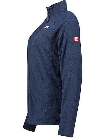 Chaqueta polar con cremallera y cuello alto tugeak – canadian peak