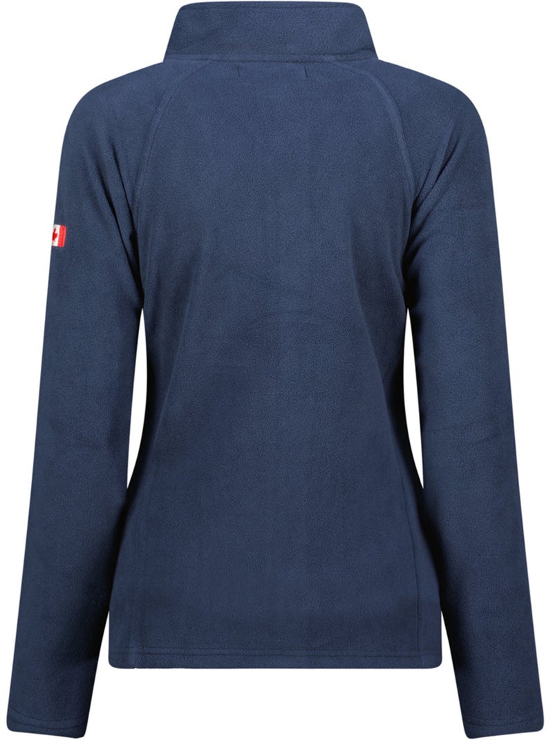 Chaqueta polar con cremallera y cuello alto tugeak – canadian peak Azul marino - Kiabi