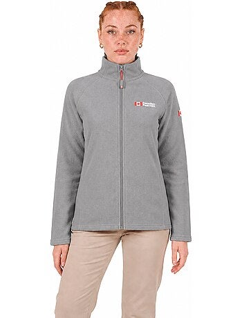 Chaqueta polar con cremallera y cuello alto tugeak – canadian peak