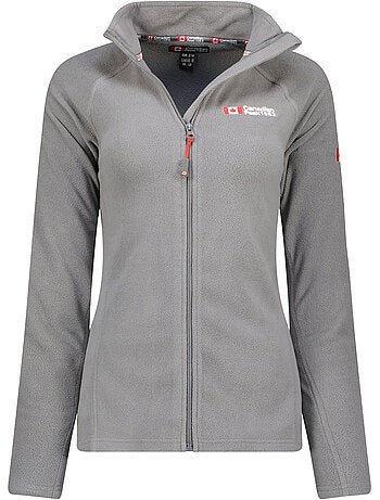 Chaqueta polar con cremallera y cuello alto tugeak – canadian peak