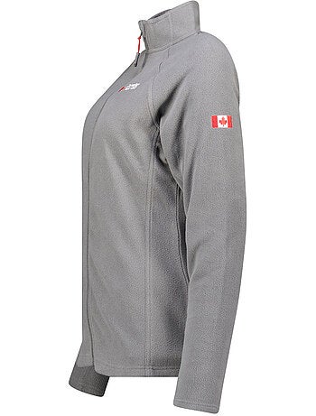 Chaqueta polar con cremallera y cuello alto tugeak – canadian peak