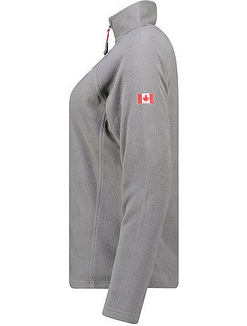 Chaqueta polar con cremallera y cuello alto tugeak – canadian peak