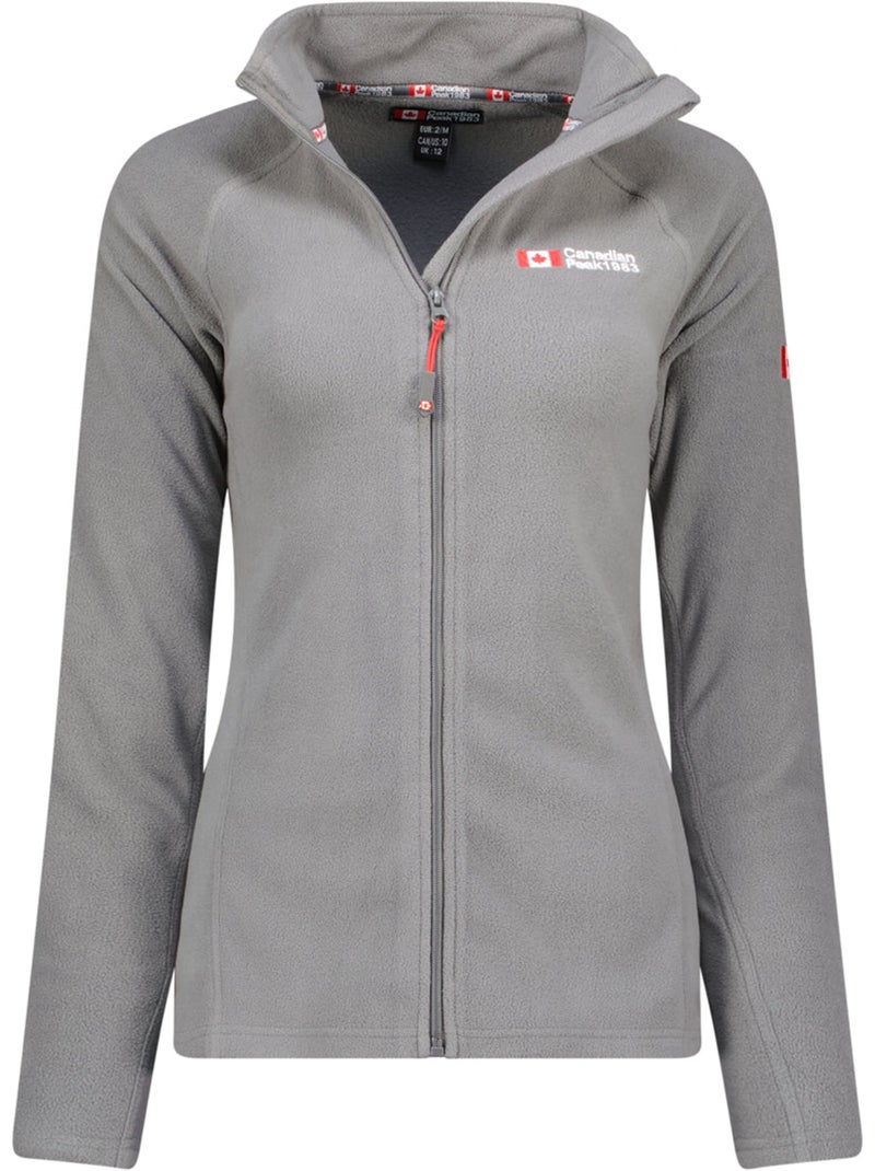Chaqueta polar con cremallera y cuello alto tugeak – canadian peak Gris oscuro - Kiabi