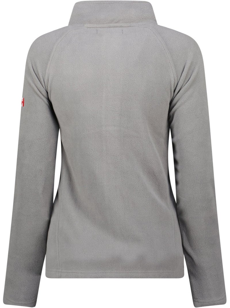 Chaqueta polar con cremallera y cuello alto tugeak – canadian peak Gris oscuro - Kiabi