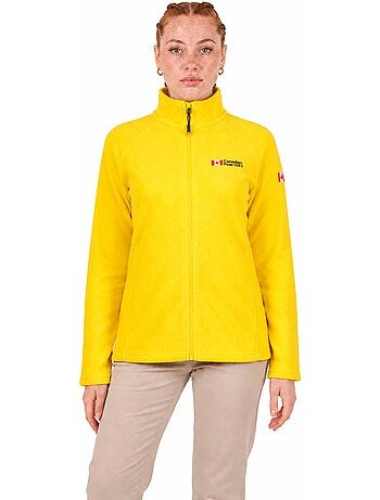Chaqueta polar con cremallera y cuello alto tugeak – canadian peak
