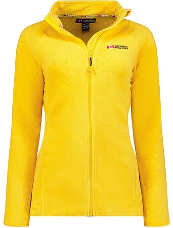 Chaqueta polar con cremallera y cuello alto tugeak – canadian peak
