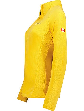 Chaqueta polar con cremallera y cuello alto tugeak – canadian peak