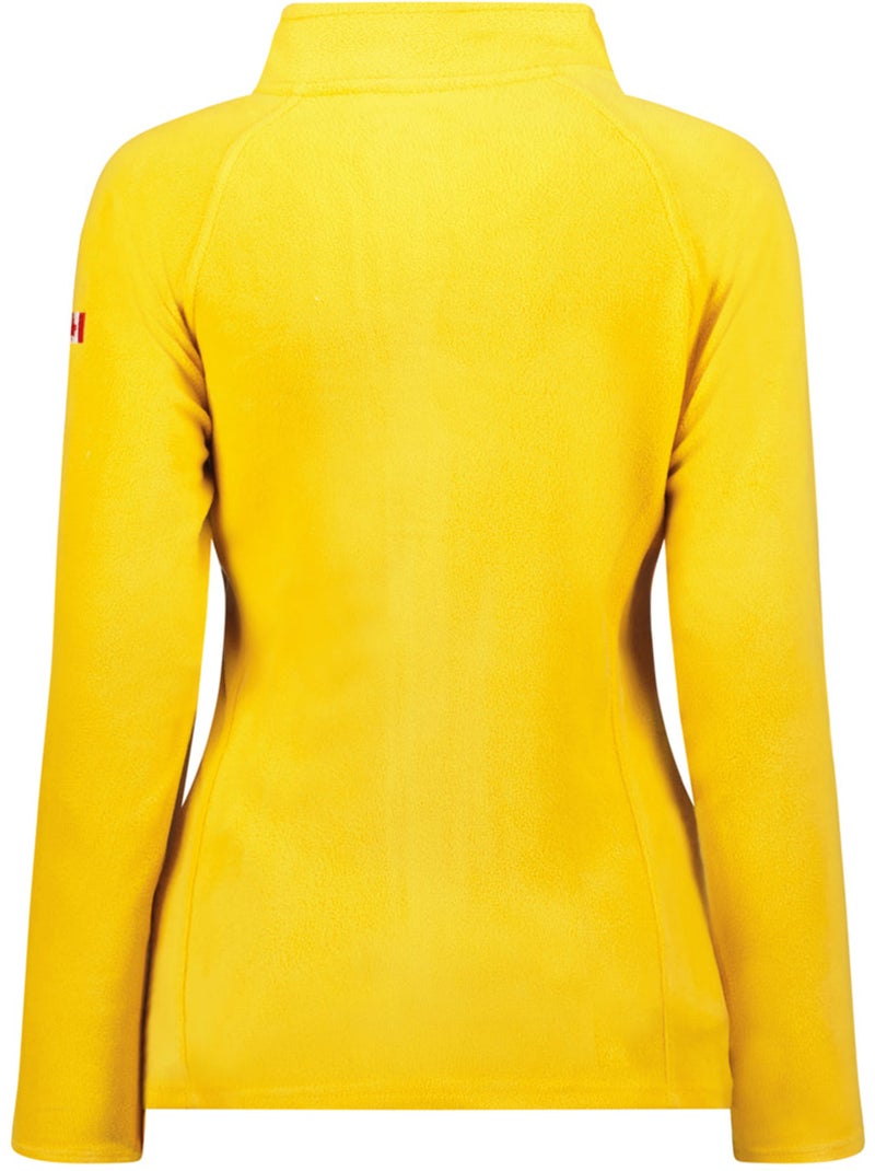Chaqueta polar con cremallera y cuello alto tugeak – canadian peak Mostaza - Kiabi