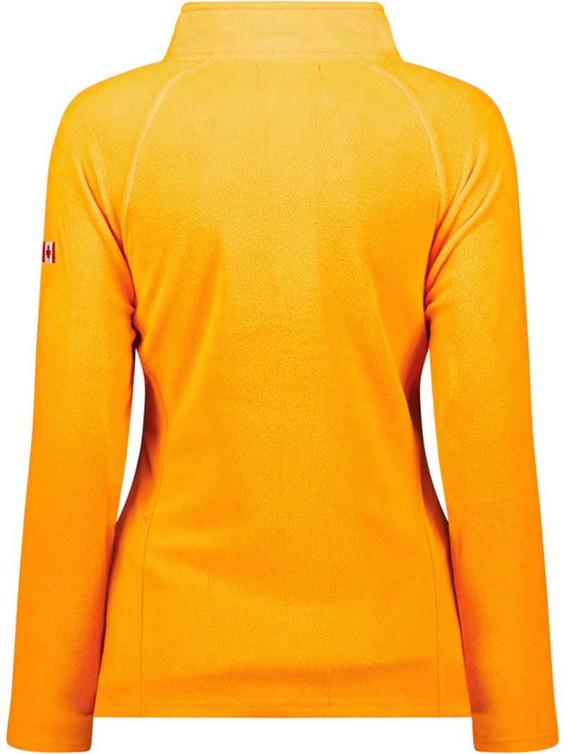 Chaqueta polar con cremallera y cuello alto tugeak – canadian peak Naranja - Kiabi