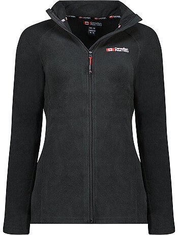 Chaqueta polar con cremallera y cuello alto tugeak – canadian peak