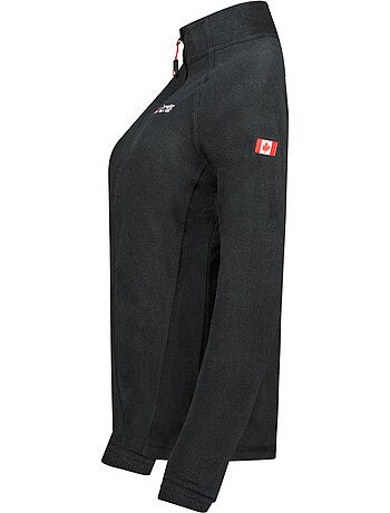 Chaqueta polar con cremallera y cuello alto tugeak – canadian peak