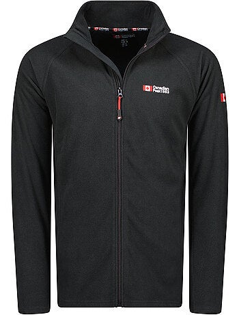 Chaqueta polar con cremallera y cuello alto tugeak – canadian peak