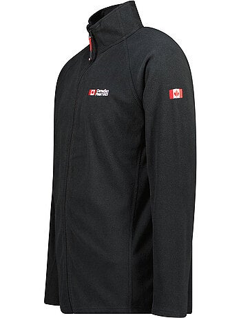Chaqueta polar con cremallera y cuello alto tugeak – canadian peak