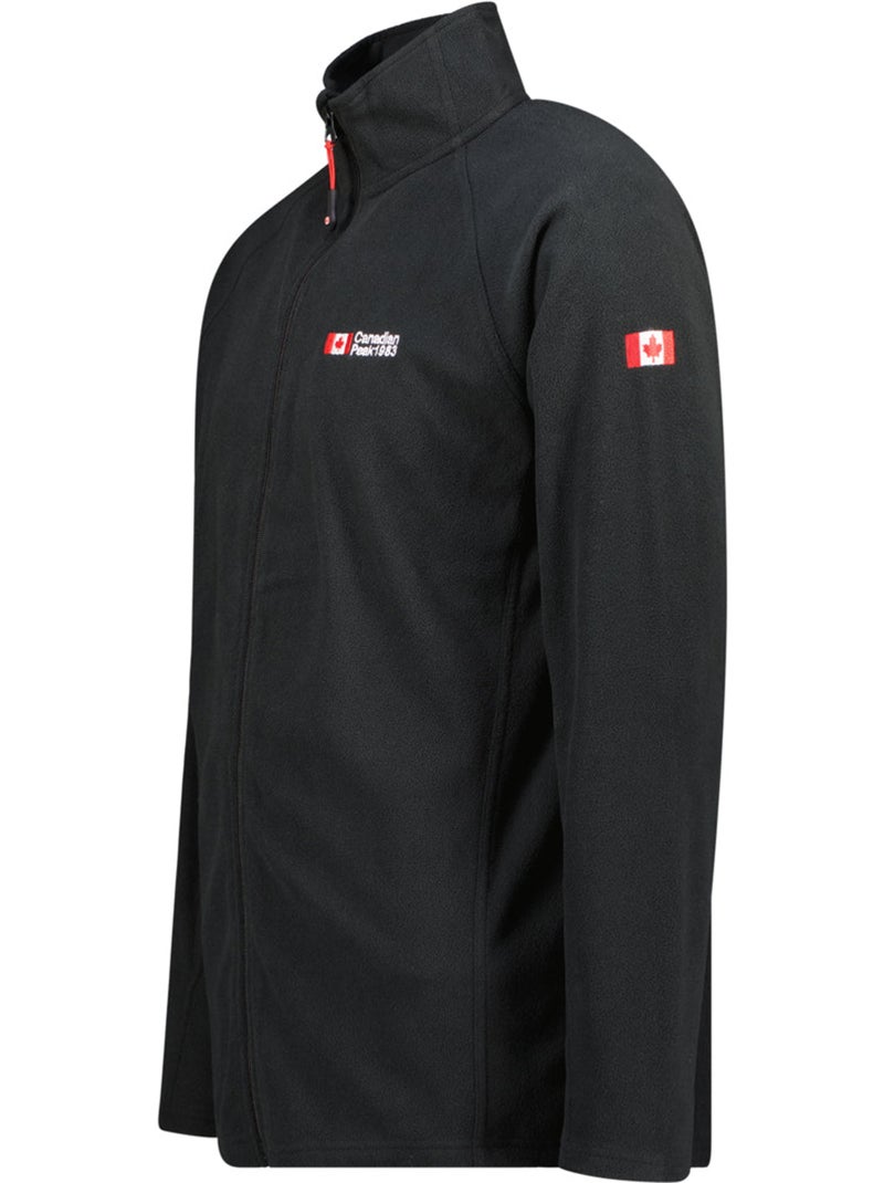 Chaqueta polar con cremallera y cuello alto tugeak – canadian peak Negro - Kiabi
