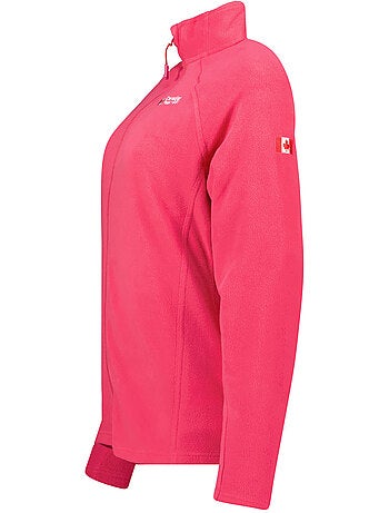 Chaqueta polar con cremallera y cuello alto tugeak – canadian peak