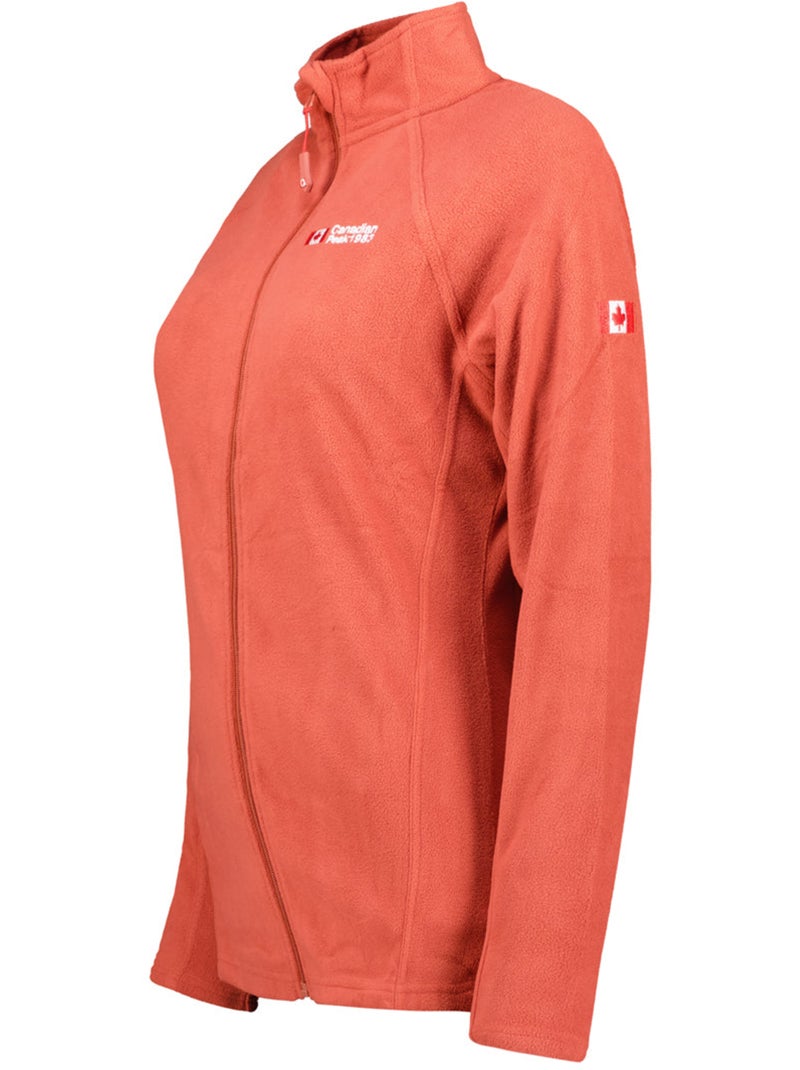 Chaqueta polar con cremallera y cuello alto tugeak – canadian peak Terracota - Kiabi