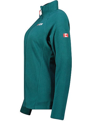 Chaqueta polar con cremallera y cuello alto tugeak – canadian peak